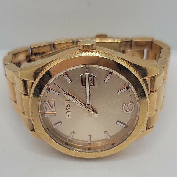 Fossil Boyfriend ES3587 Women's Stainless Steel Analog Dial Quartz Watch DE78 - Picture 6 of 10